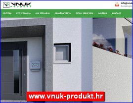 PVC, aluminijumska stolarija, www.vnuk-produkt.hr