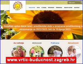 Vrtići, zabavišta, obdaništa, jaslice, www.vrtic-buducnost.zagreb.hr