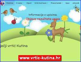 Vrtići, zabavišta, obdaništa, jaslice, www.vrtic-kutina.hr