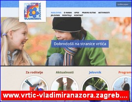 Vrtići, zabavišta, obdaništa, jaslice, www.vrtic-vladimiranazora.zagreb.hr
