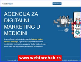 Webtore Hab, digitalna marketinška agencija specijalizovana za promociju medicinskih proizvoda i usluga, www.webtorehab.rs
