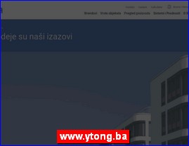 Građevinarstvo, građevinska oprema, građevinski materijal, www.ytong.ba