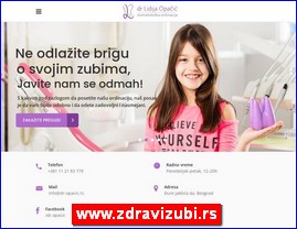 Stomatološke ordinacije, stomatolozi, zubari, www.zdravizubi.rs