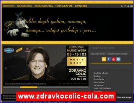 Muzičari, bendovi, folk, pop, rok, www.zdravkocolic-cola.com