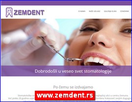 Stomatološke ordinacije, stomatolozi, zubari, www.zemdent.rs