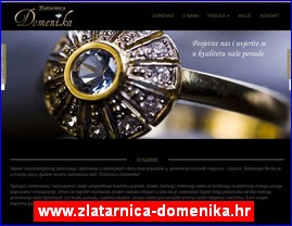 Zlatare, zlato, zlatarstvo, nakit, satovi, www.zlatarnica-domenika.hr