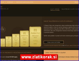 Zlatare, zlato, zlatarstvo, nakit, satovi, www.zlatikorak.si