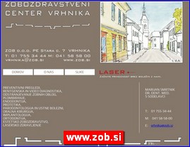 Stomatološke ordinacije, stomatolozi, zubari, www.zob.si