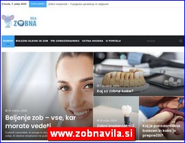 Stomatološke ordinacije, stomatolozi, zubari, www.zobnavila.si
