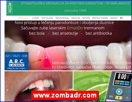 Stomatološke ordinacije, stomatolozi, zubari, www.zombadr.com
